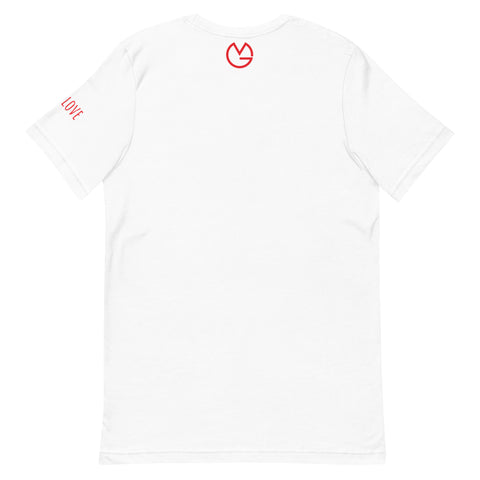 Unisex Peace t-shirt white