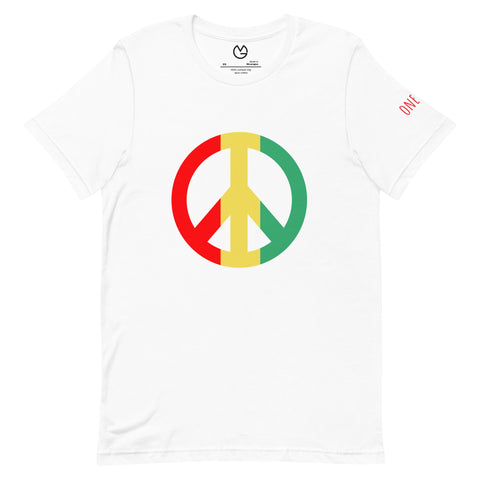 Unisex Peace t-shirt white