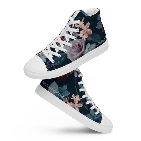 Women’s like home high top canvas shoes