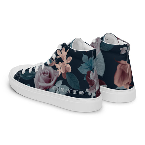 Women’s like home high top canvas shoes