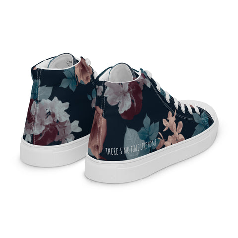 Women’s like home high top canvas shoes